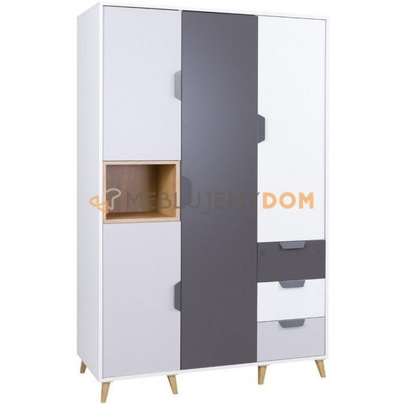 3-door wardrobe WILLOW