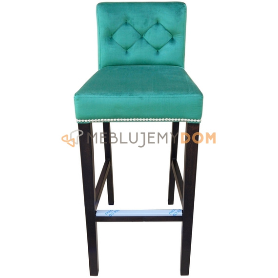 Bar stool NARROW with thumbtacks and knocker 103 cm