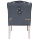 AUDREY armchair with thumbtacks and knocker 98 cm