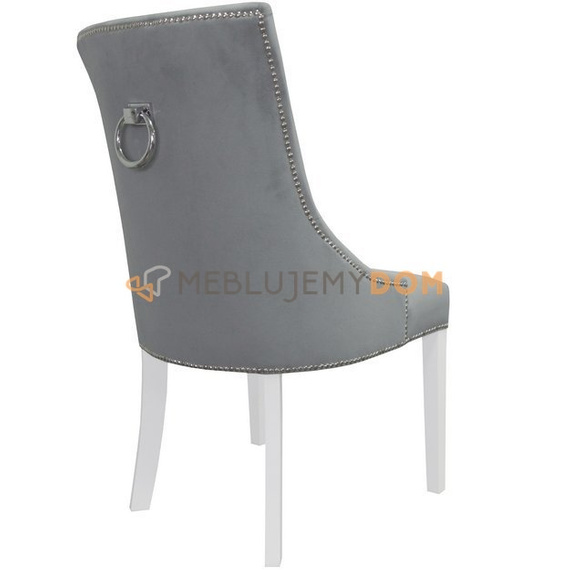 DAFFY chair with thumbtacks and knocker 98 cm