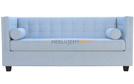 2-seater MADLEN sofa with rollers