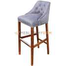 Bar stool DAFFY PIK with thumbtacks and knocker 120 cm