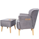 Set KLUBOWY armchair with footstool