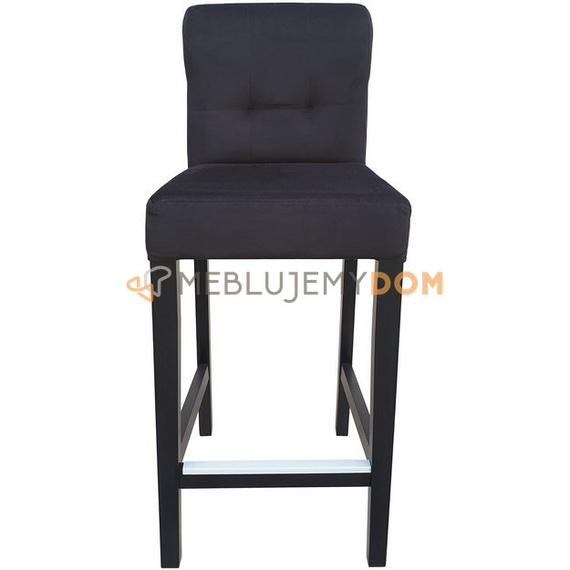 Bar stool NARROW PIK with roller, thumbtacks and knocker 96 cm