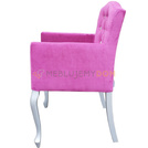 LUDWIK PIK armchair with crystals 87 cm