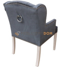 AUDREY armchair with thumbtacks and knocker 98 cm