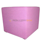 Pouf CUBE with piping 50 x 50 cm