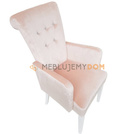 Chair MARCELO with crystals and armrests 100 cm