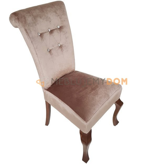 Chair TIZIANO with crystals and knocker 100 cm