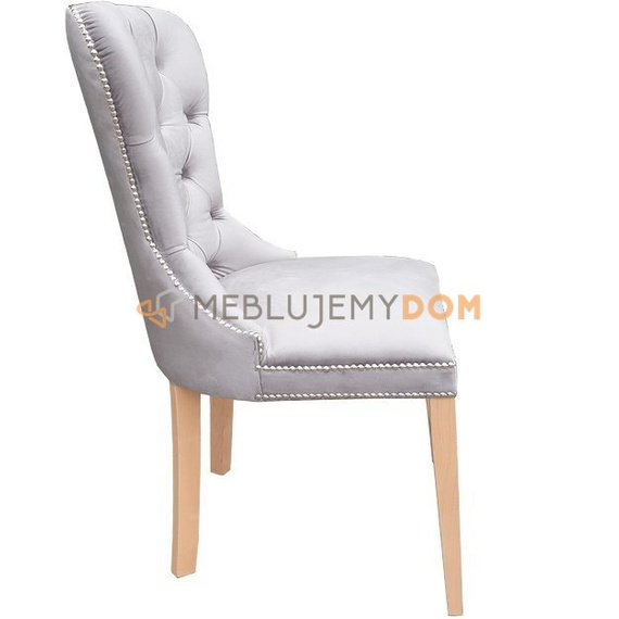 Chair MARGARET with thumbtacks and knocker 96 cm