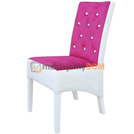 OBLIQUE PIK chair Multicolour with crystals 98 cm