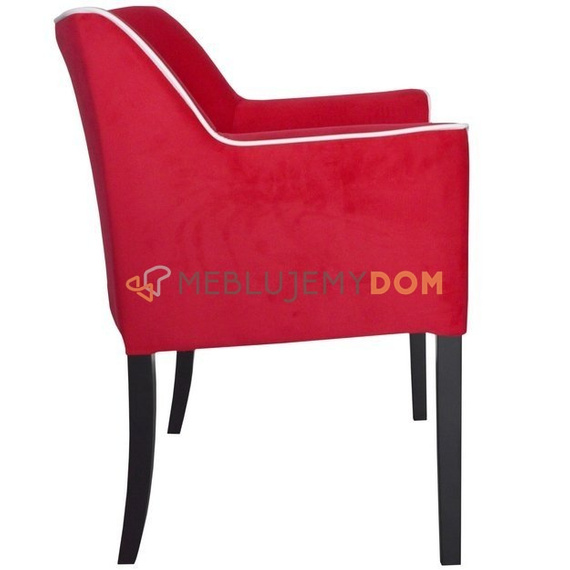 RODAN armchair with piping 84 cm