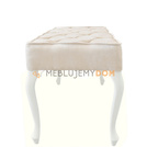 Pouf LUDWIK PIK with piping 90 x 40 cm