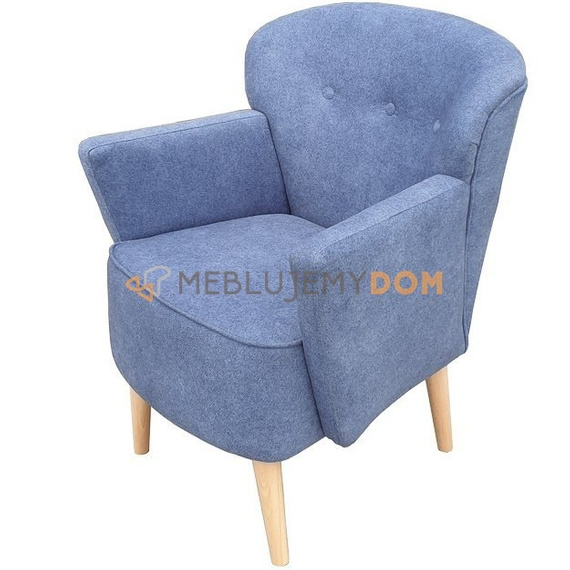 KLUBOWY armchair with armrests 80 cm