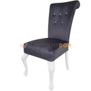 Chair TIZIANO with crystals and thumbtacks 100 cm