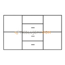 2-door chest of drawers LARGO 80 cm