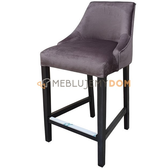 Bar stool DAFFY with piping and knocker 100 cm