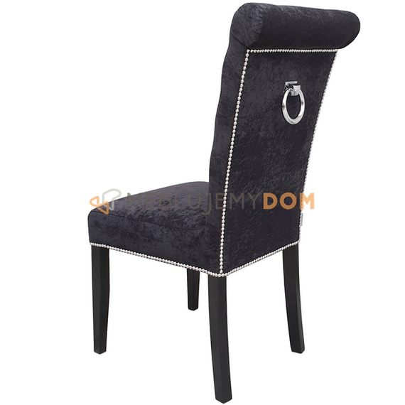 Chair LORENCO with thumbtacks and knocker 103 cm