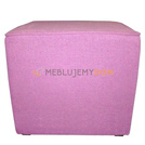 Pouf CUBE with piping 50 x 50 cm