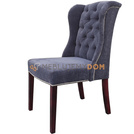 MATEO PIK chair with thumbtacks and knocker 106 cm