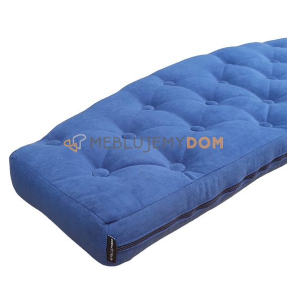 SOFT PIK arched cushion with buttons 125 x 23/38 cm