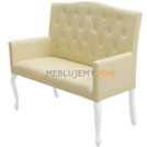 Upholstered bench QUEEN PIK with buttons 101 cm