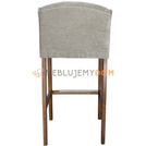 Bar stool USZAK PIK with buttons and thumbtacks 107 cm