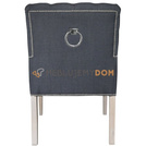 FRESCO armchair with thumbtacks and knocker 94 cm