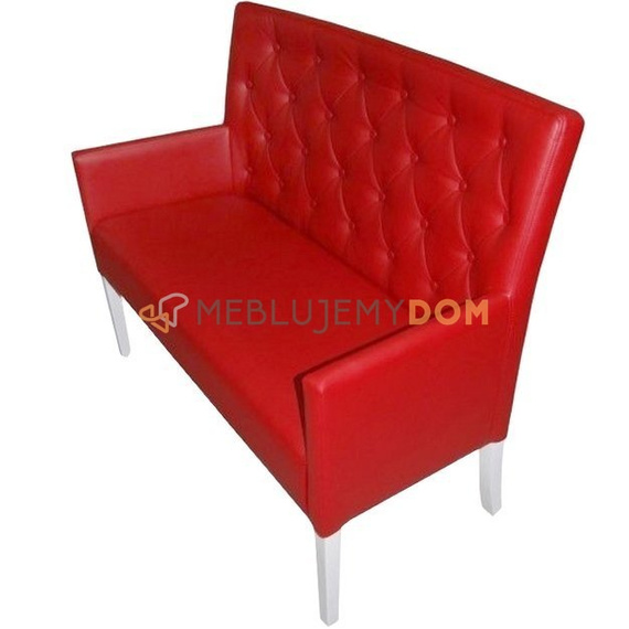 Upholstered bench HOLLY PIK with buttons 98 cm