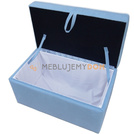 Pouf COFFER with piping 97 x 50 cm