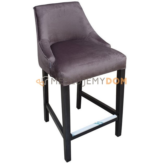 Bar stool DAFFY with piping and knocker 100 cm