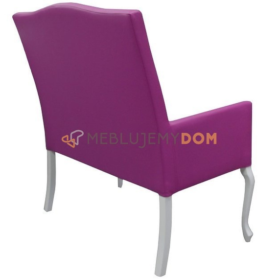 Upholstered bench QUEEN PIK with crystals 110 cm