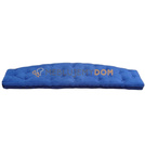 SOFT PIK arched cushion with buttons 125 x 23/38 cm