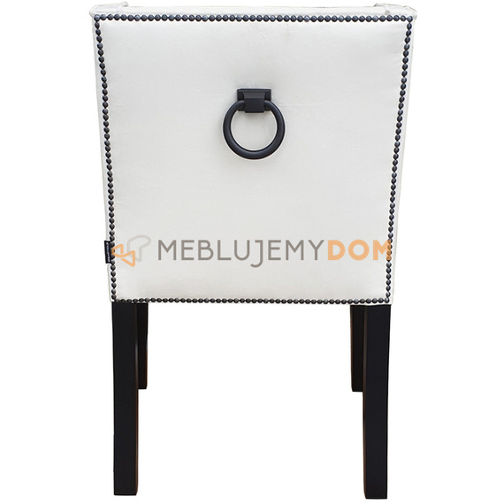 LOVELY chair with black thumbtacks and knocker 85 cm