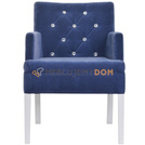 EDGAR SIMPLE PIK armchair with crystals 84 cm