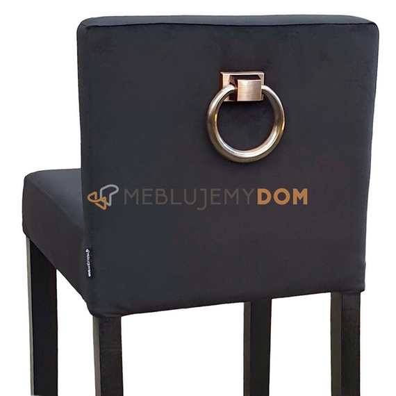 Bar stool NARROW with copper knocker 93 cm