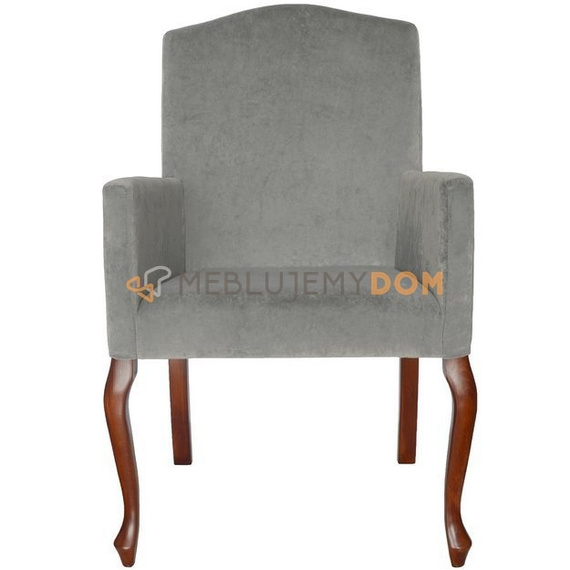 LUDWIK armchair with thumbtacks and knocker 101 cm