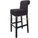 Bar stool SIMPLE PIK with roller, thumbtacks and knocker 106 cm