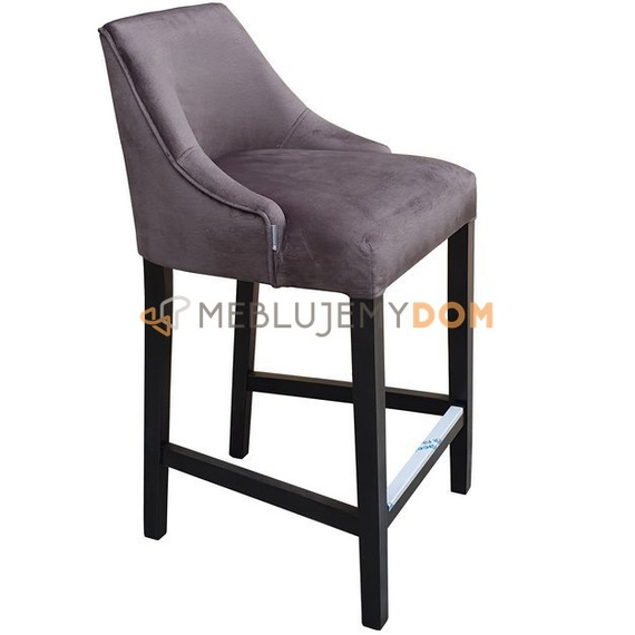 Bar stool DAFFY with piping and knocker 100 cm
