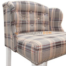 Bar stool USZAK PIK with buttons and thumbtacks 97 cm