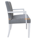 NARROW chair with wooden armrests 84 cm