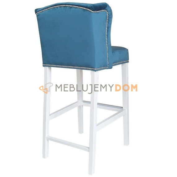 Bar stool MATEO PIK with crystals and thumbtacks 110 cm