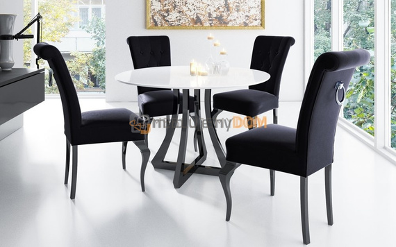 Chair FLAVIO with knocker 100 cm