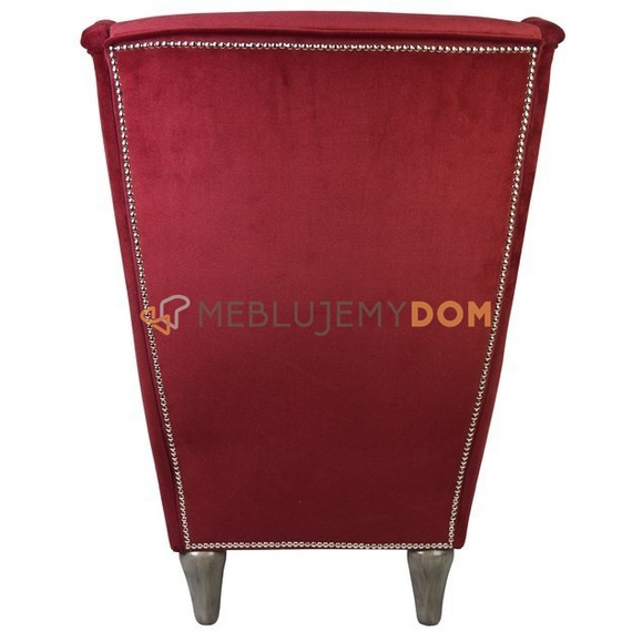 USZAK PIK armchair with thumbtacks and crystals