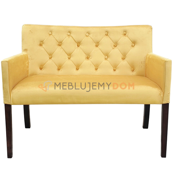 Upholstered bench VICKY PIK with buttons 84 cm