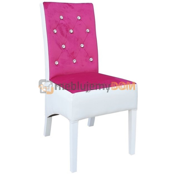 OBLIQUE PIK chair Multicolour with crystals 98 cm