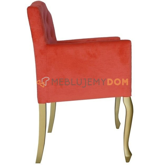 LUDWIK PIK armchair with buttons 87 cm