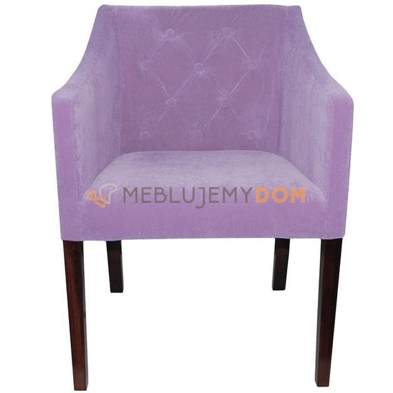 JUMPY NARROW PIK armchair with buttons 84 cm