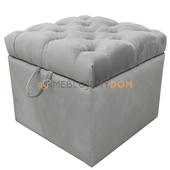 Pouf COFFER CHESTERFIELD 50 x 50 cm