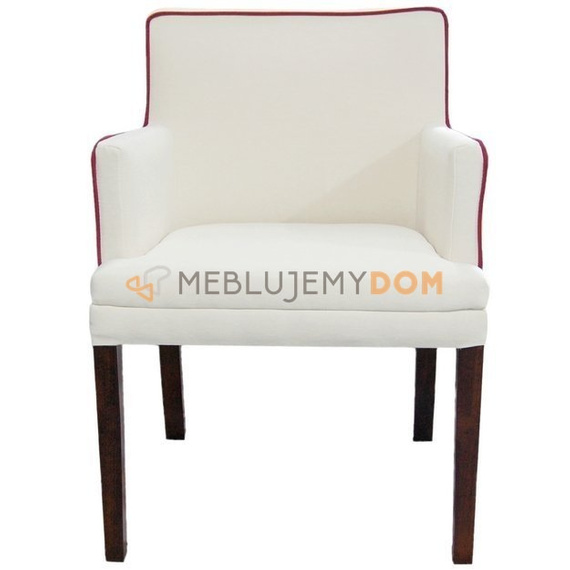 EDGAR MARROW armchair with piping 84 cm